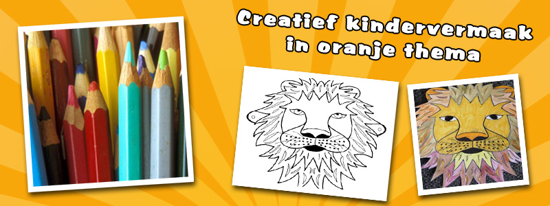 Craftstable: Orange lion mask